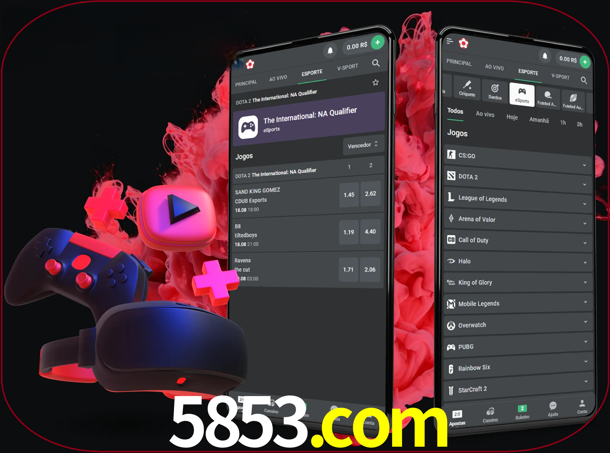 Para ter a aplicação móvel 5853 no seu smartphone, basta descarregar o ficheiro apk e seguir as instruções.