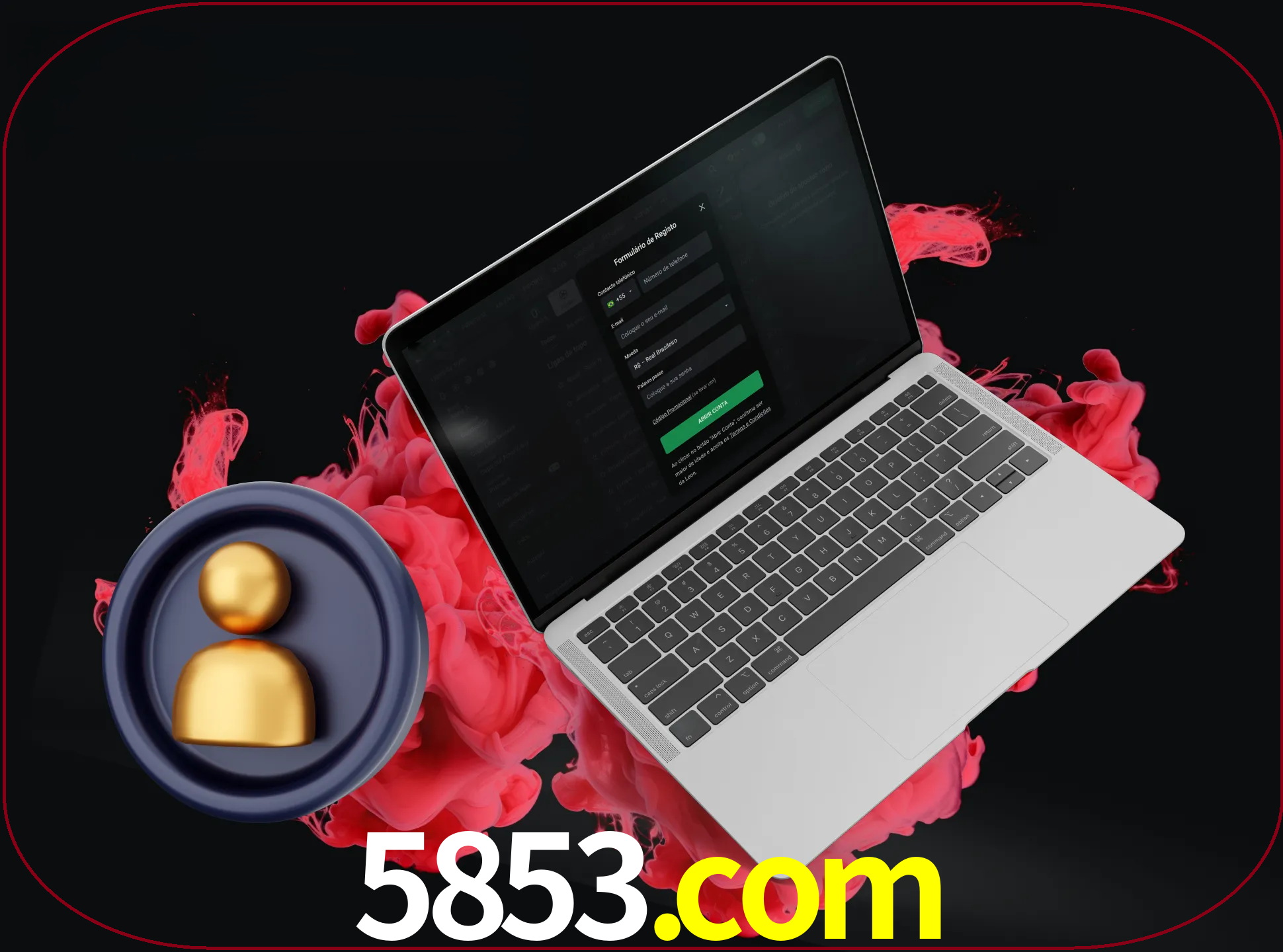 No cabeçalho do site 5853, clique no botão que o levará a um formulário especial onde terá de introduzir as suas informações actuais.